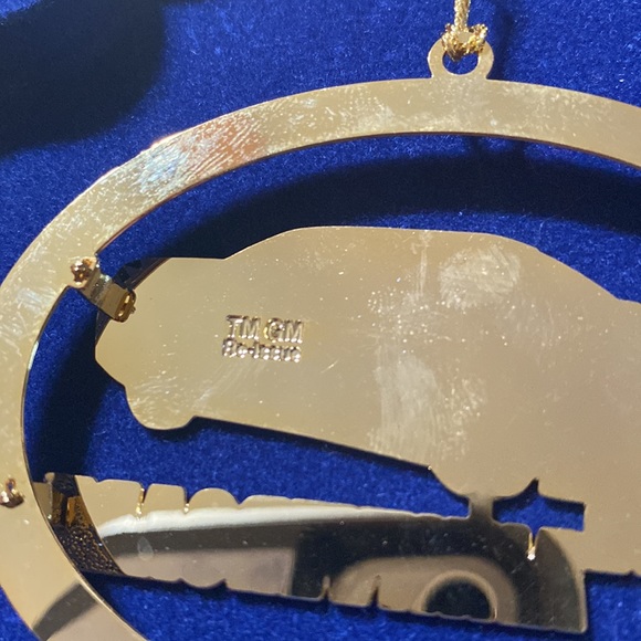 1999 NIB national corvette museum ornament metal 3D 5th anniversary GM license - Picture 5 of 6